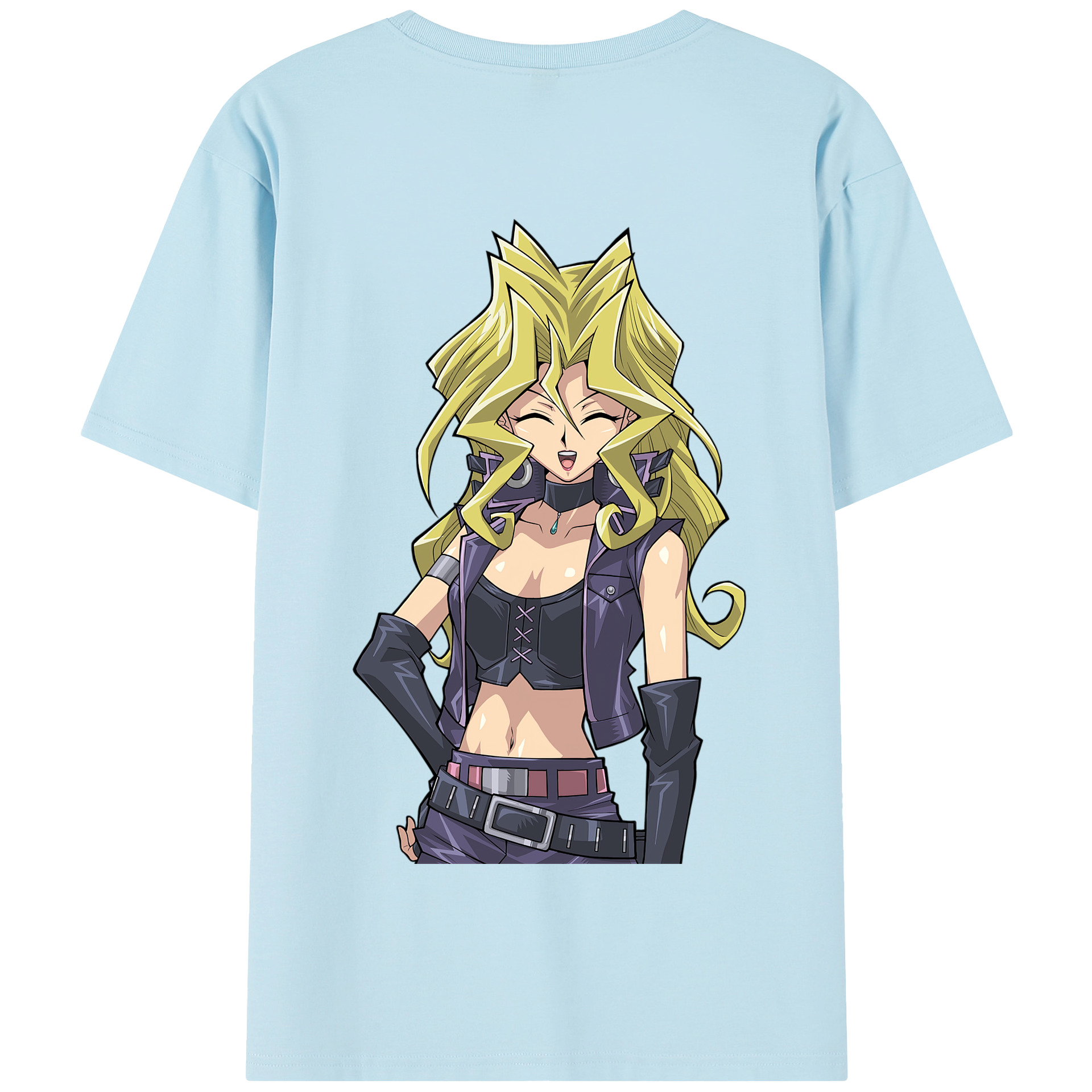 （画像用） 遊☆戯☆王 Yu-Gi-Oh! 綿100％半袖Tシャツ（背面プリント）